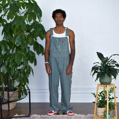 Vintage Dickies Striped Overalls