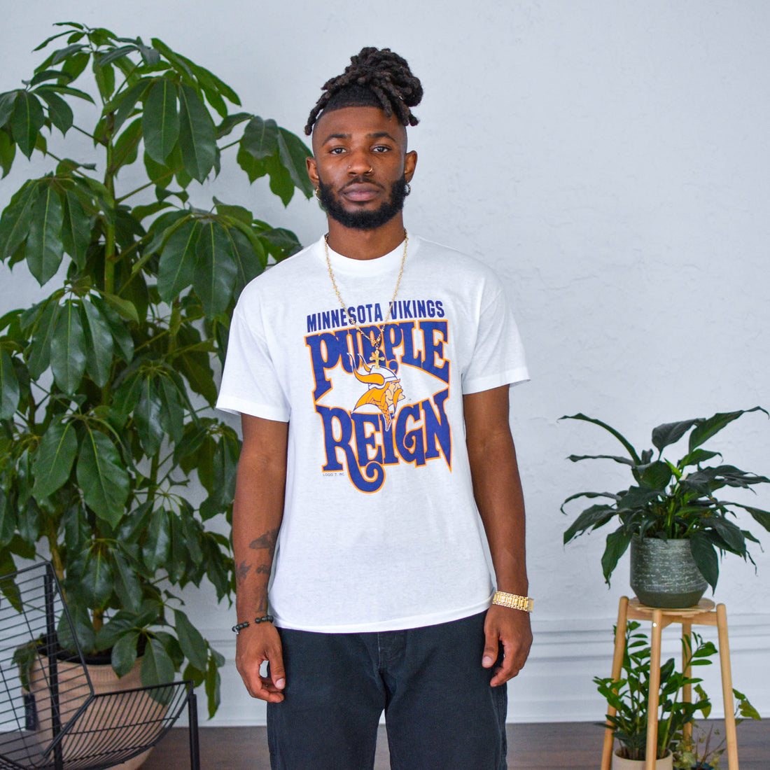 Vintage Minnesota Vikings ‘Purple Reign’ T-Shirt