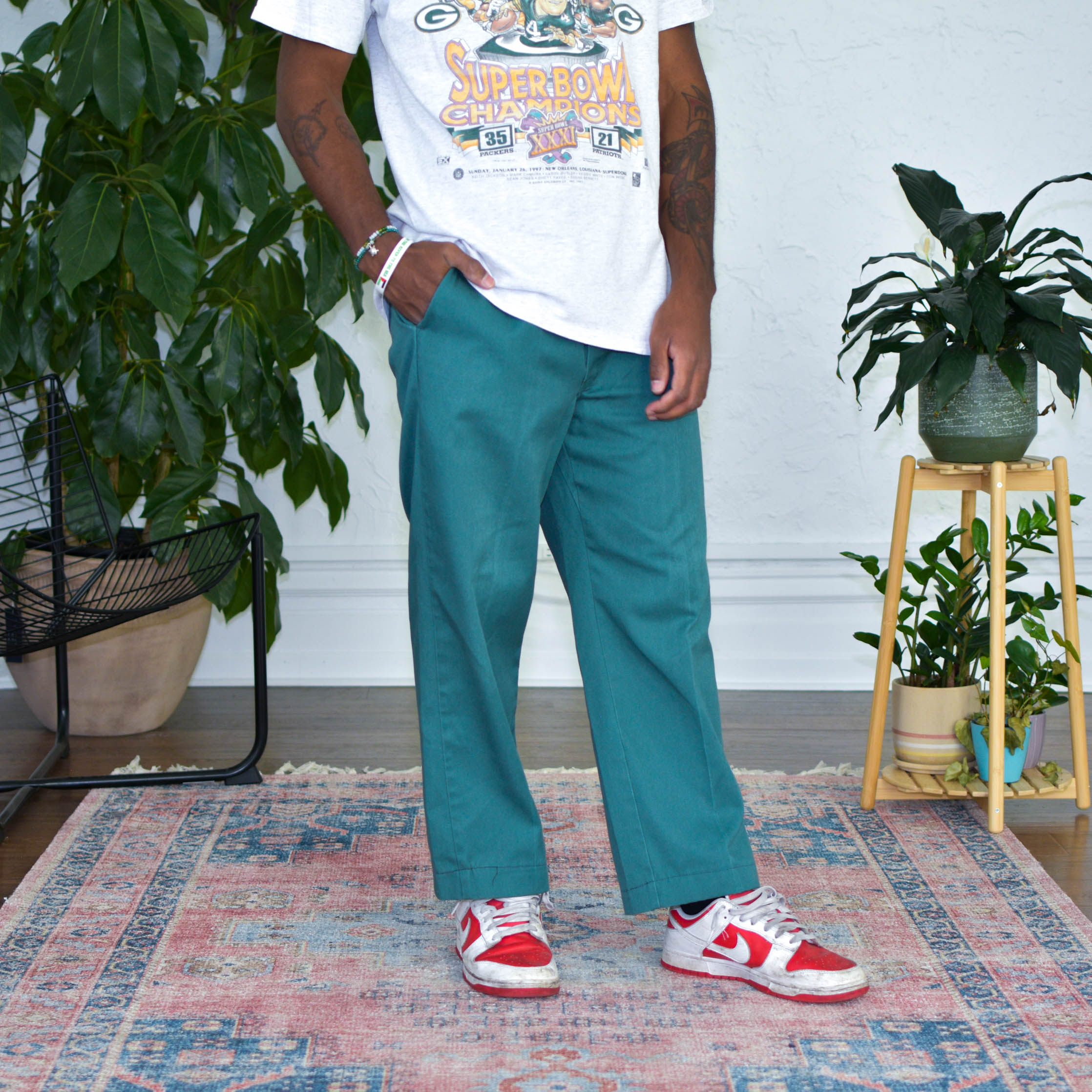 Vintage Dickies Green Work Pants