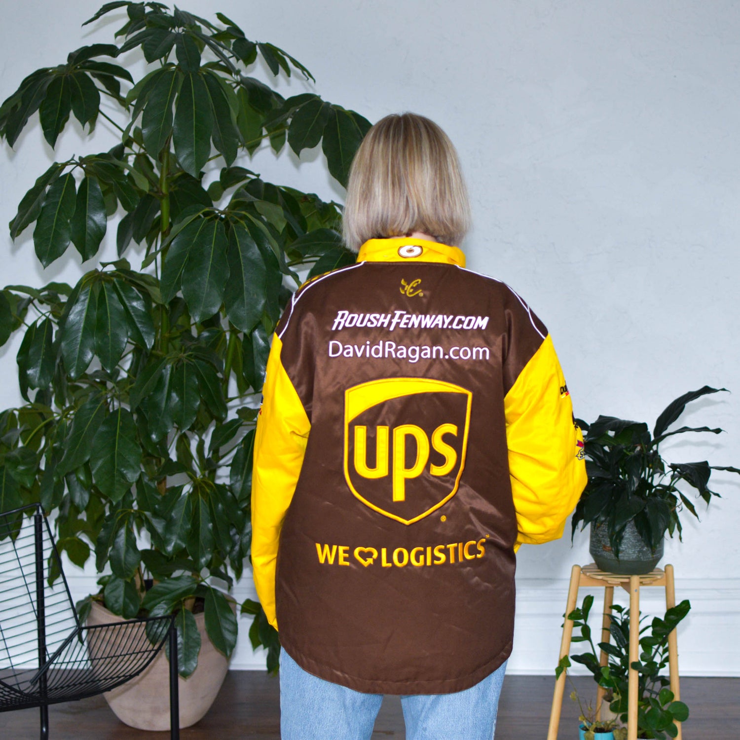 Vintage UPS NASCAR Racing Jacket