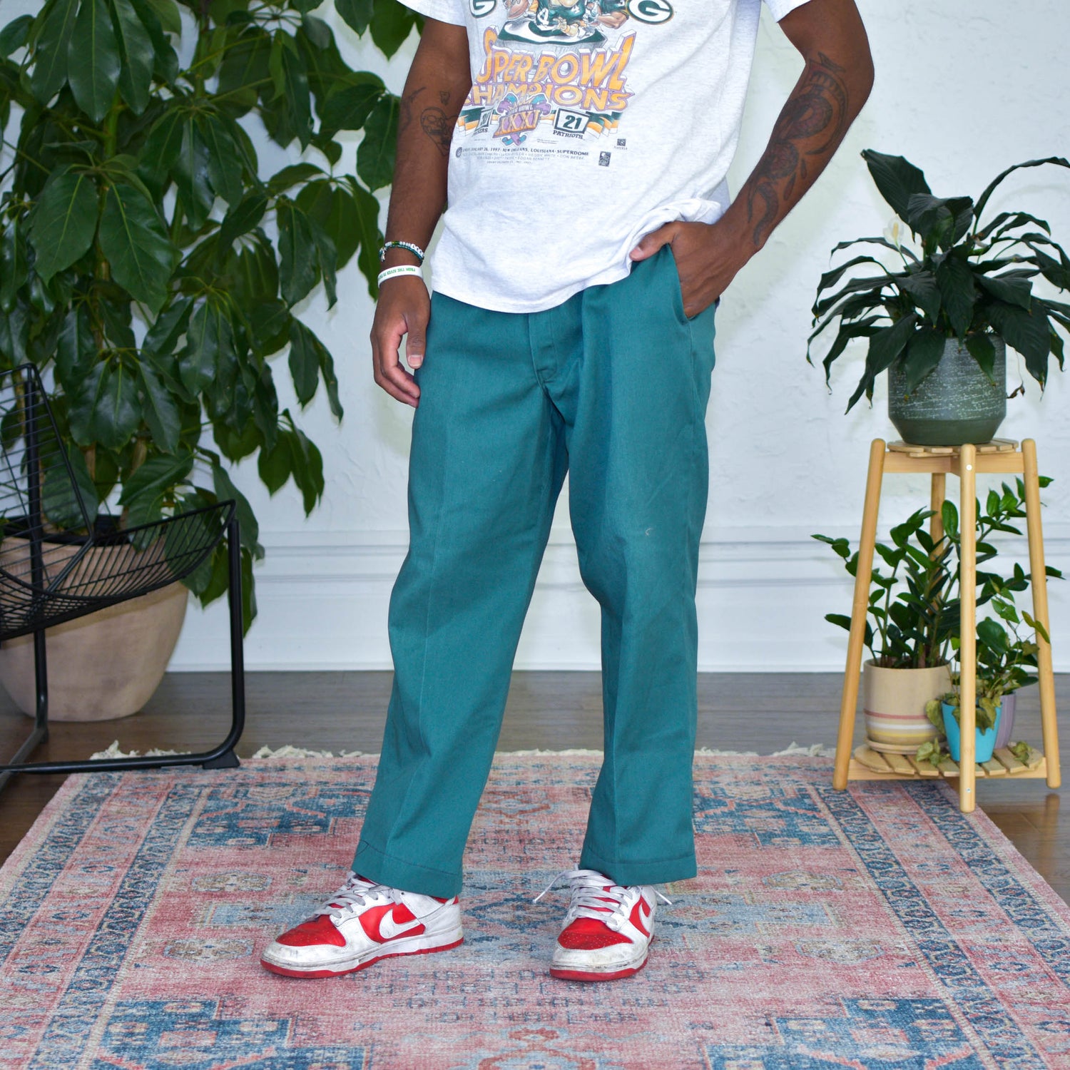 Vintage Dickies Green Work Pants