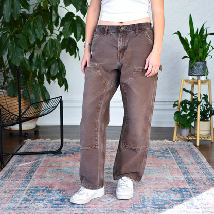 Vintage Carhartt Double Knee Mocha Work Pants