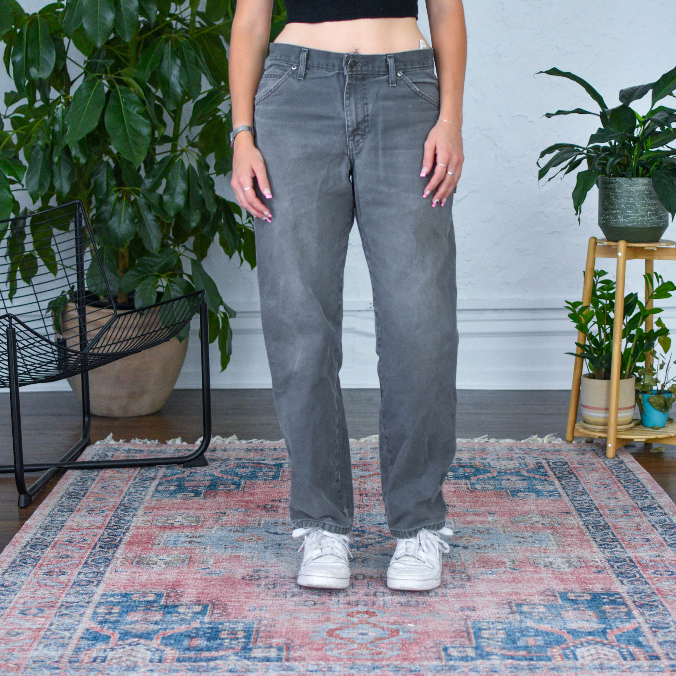 Vintage Dickies Gray Washed-Out Pants