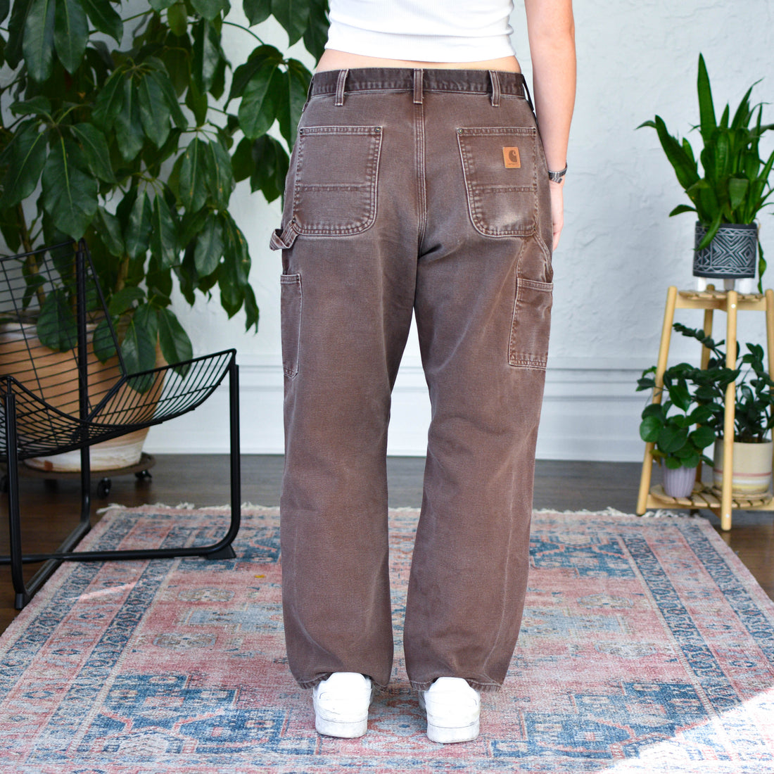 Vintage Carhartt Double Knee Mocha Work Pants