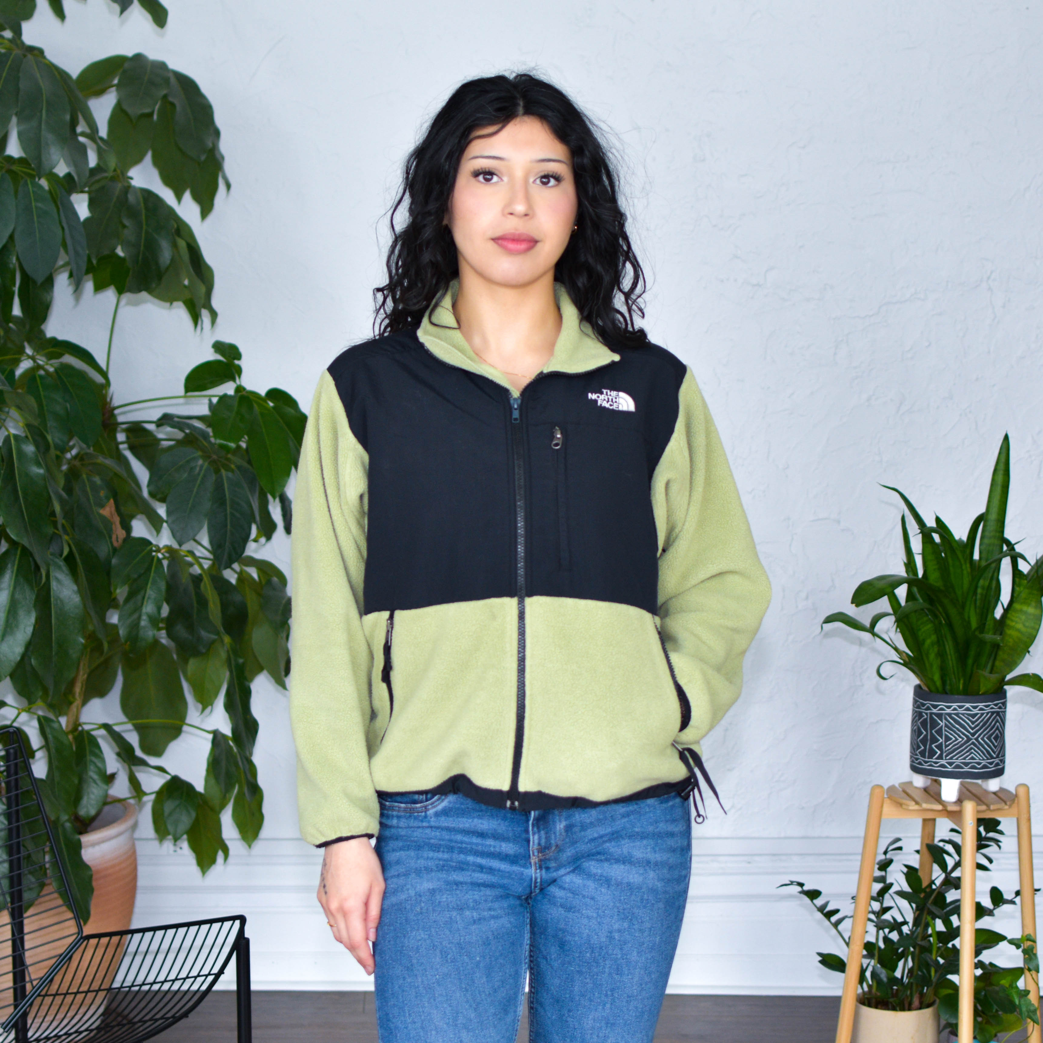 Vintage The North Face Mint Fleece Shell Jacket