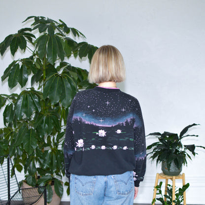 Vintage Loon Graphic Double Layer Crewneck