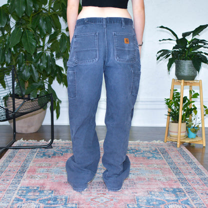 Vintage Carhartt Faded Navy Work Jeans