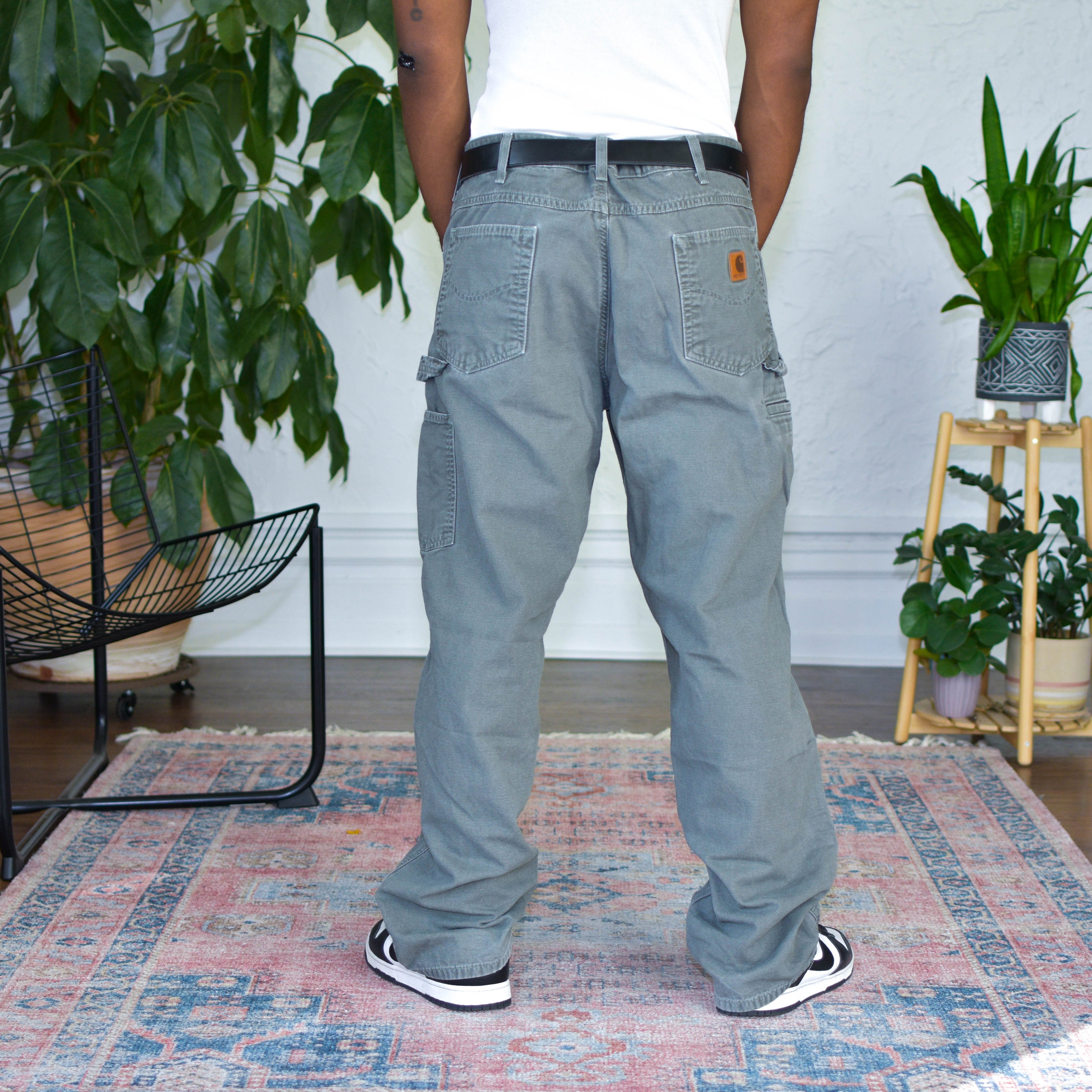Vintage Carhartt Dark Olive Carpenter Pants