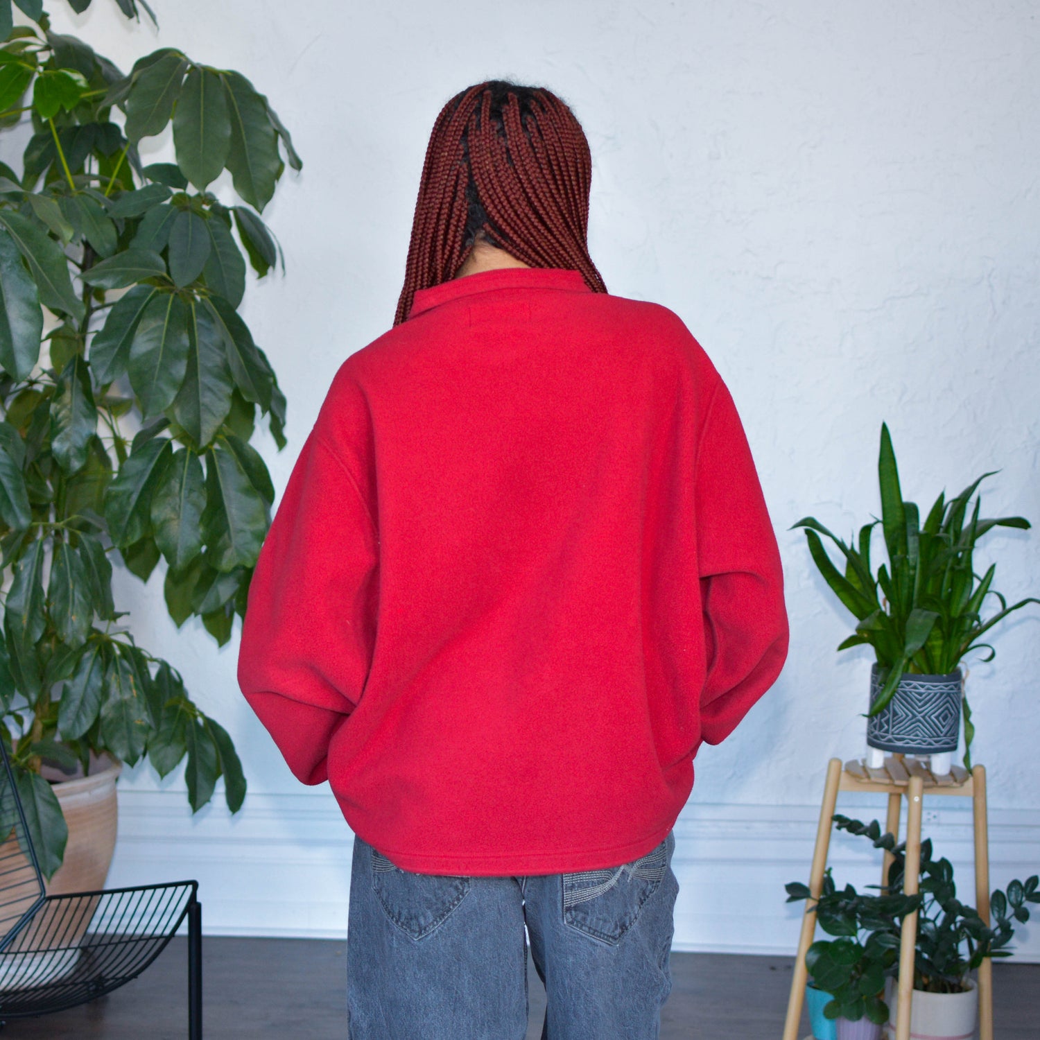 Vintage Polo Sport Adjustable Red Fleece