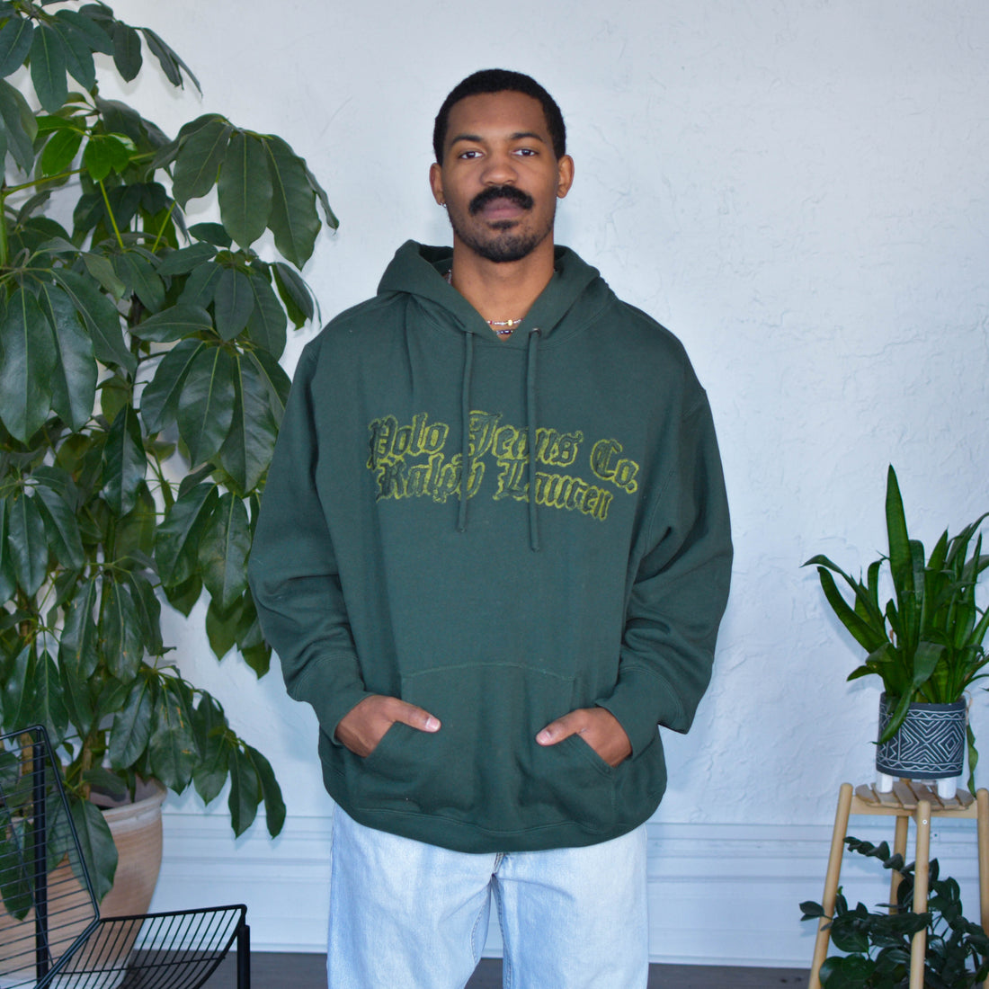 Vintage Polo Jeans Co.by Ralph Lauren Green Sweatshirt