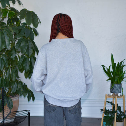 Vintage Polo Jeans Co. Signature Gray Crewneck