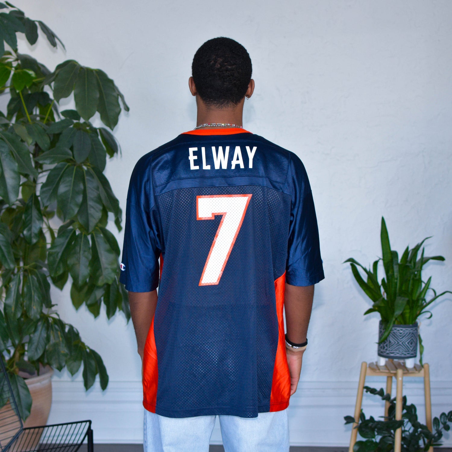 Vintage John Elway Denver Broncos Champion Jersey