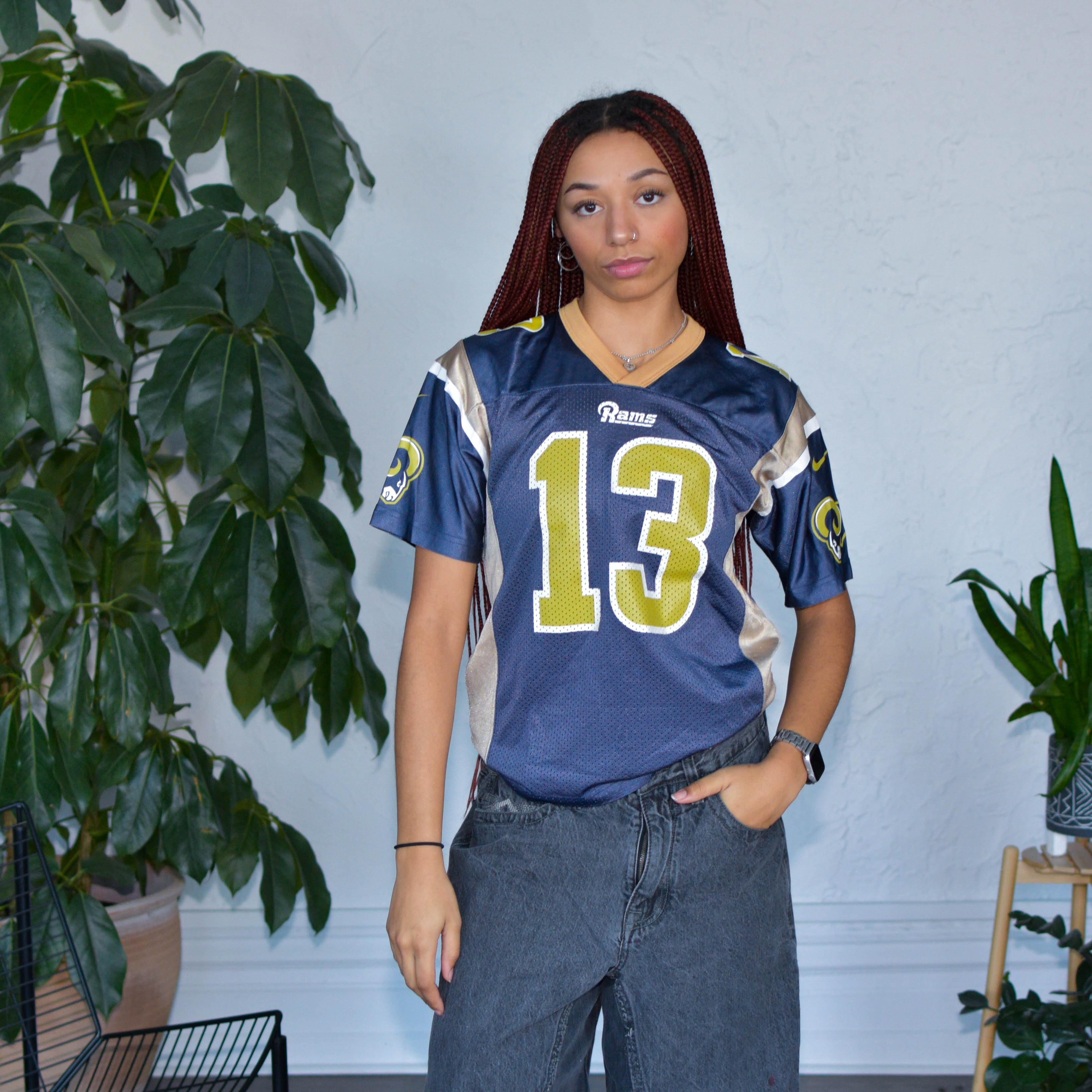 Vintage Femme Kurt Warner St. Louis Rams Nike Jersey