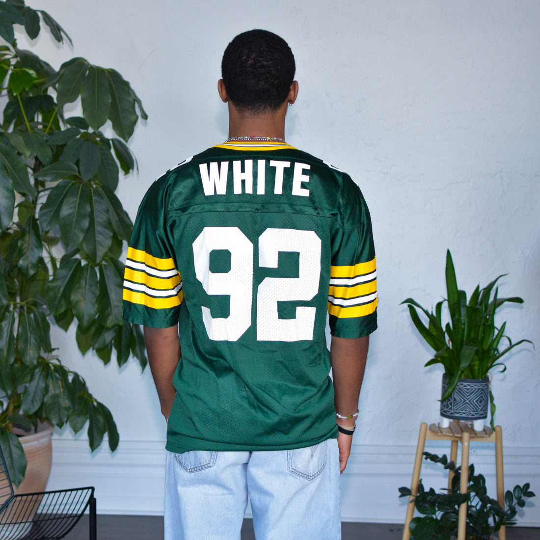 Vintage Reggie White Green Bay Packers Champion Jersey