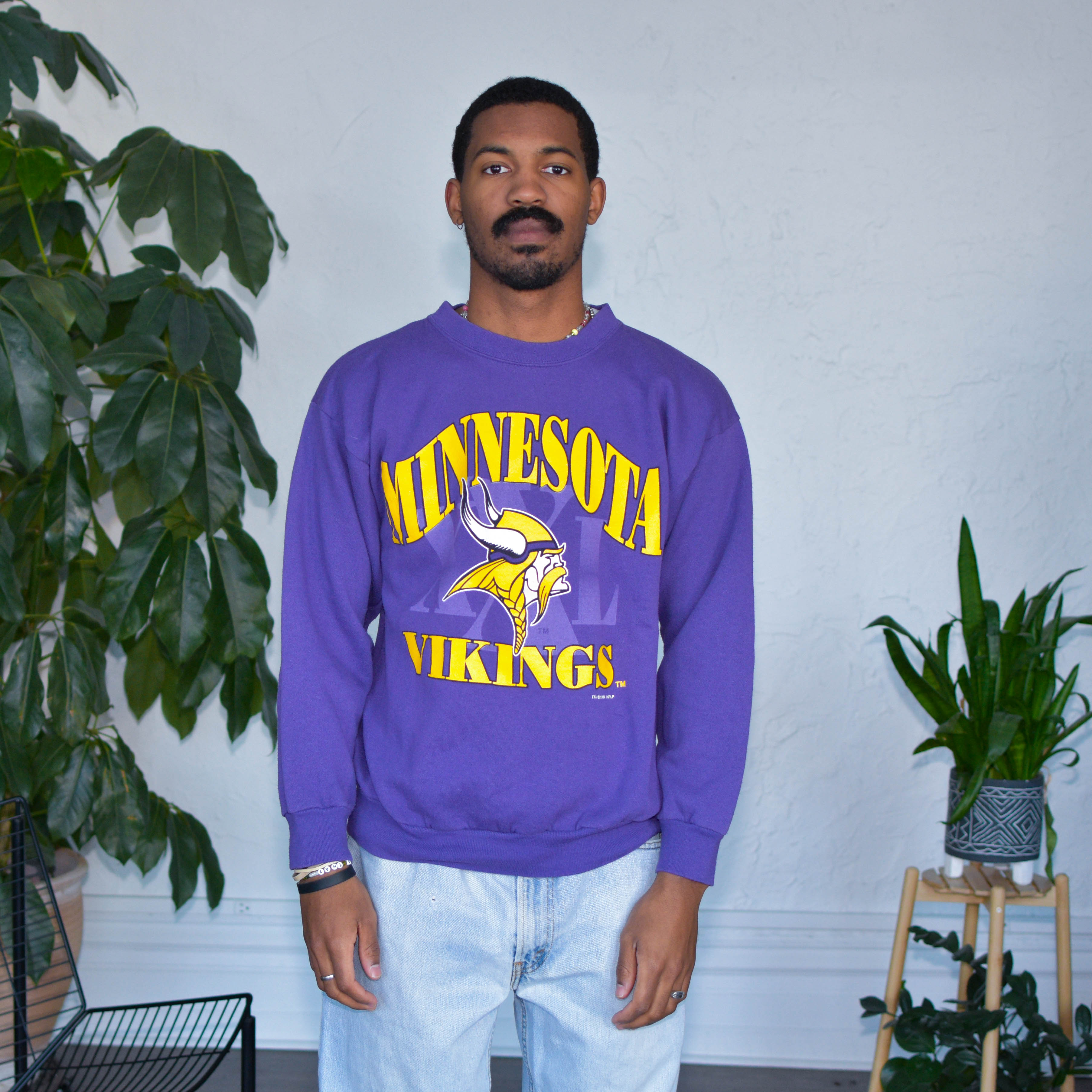 Vintage 1994 Minnesota Vikings Purple Sweatshirt