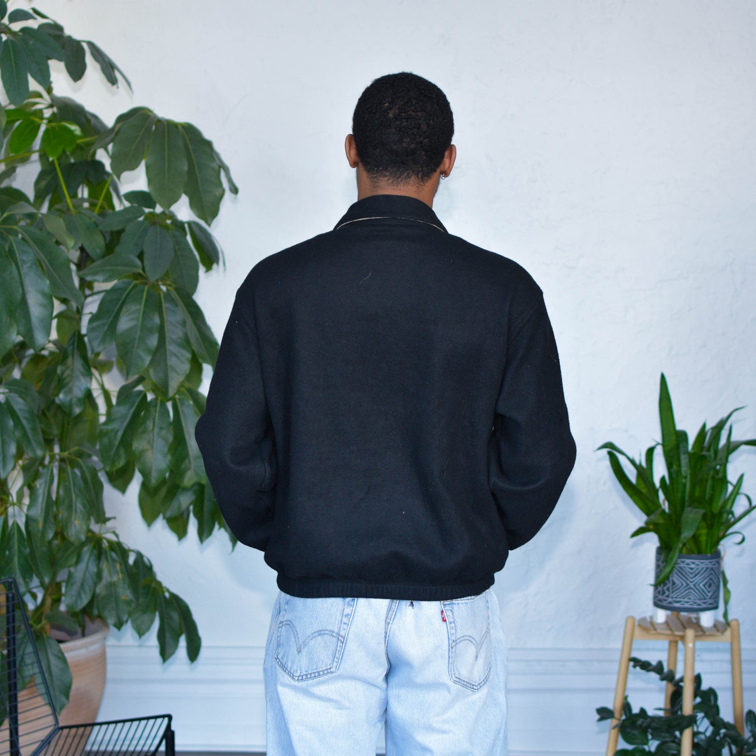 Y2K Polo Ralph Lauren Black Fleece Jacket