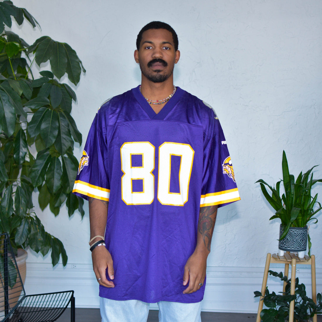 Vintage Cris Carter Minnesota Vikings Puma Jersey
