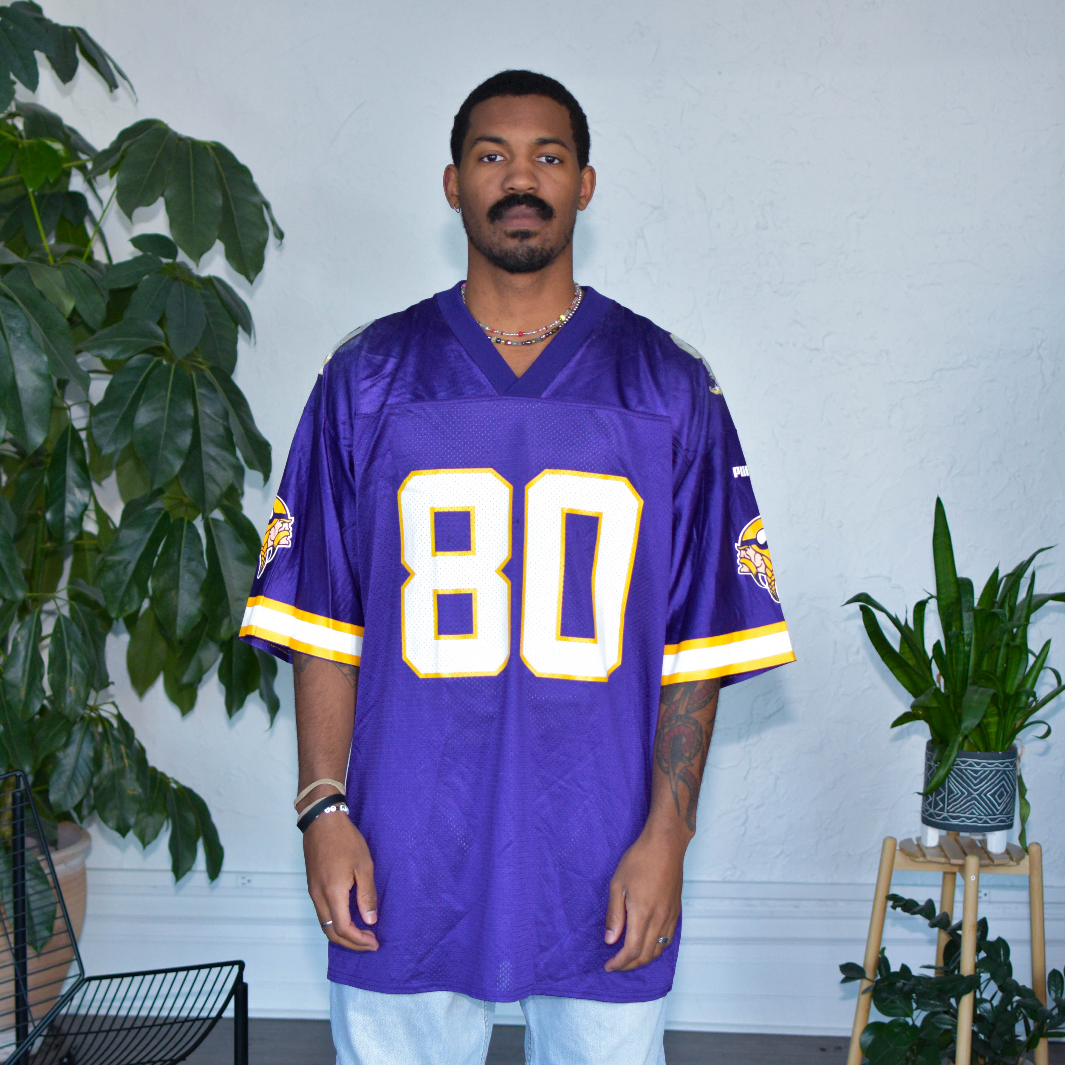 Vintage Cris Carter Minnesota Vikings Puma Jersey