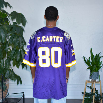 Vintage Cris Carter Minnesota Vikings Puma Jersey