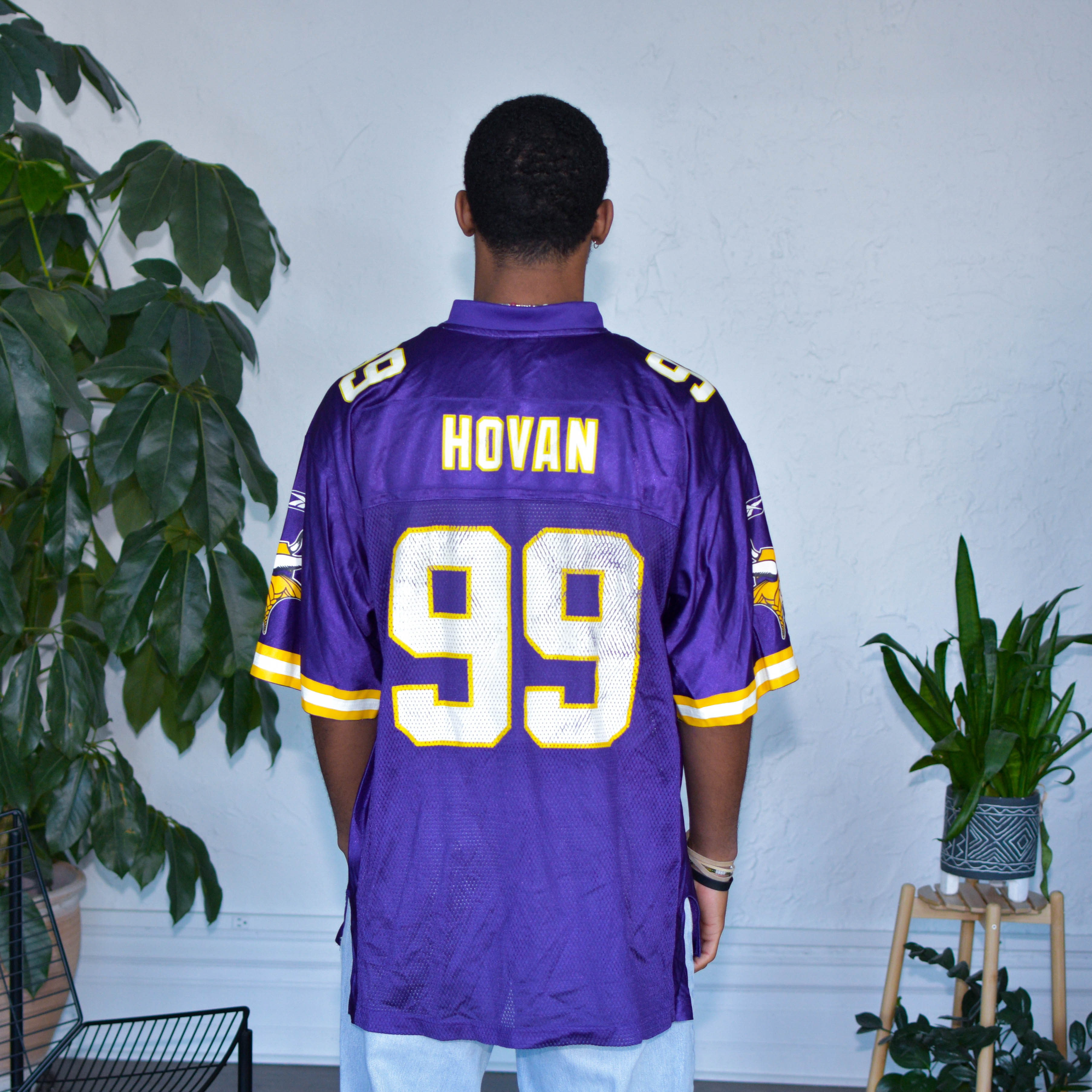 Vintage Chris Hovan Minnesota Vikings Jersey