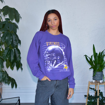 Vintage Minnesota Vikings Purple Sweatshirt
