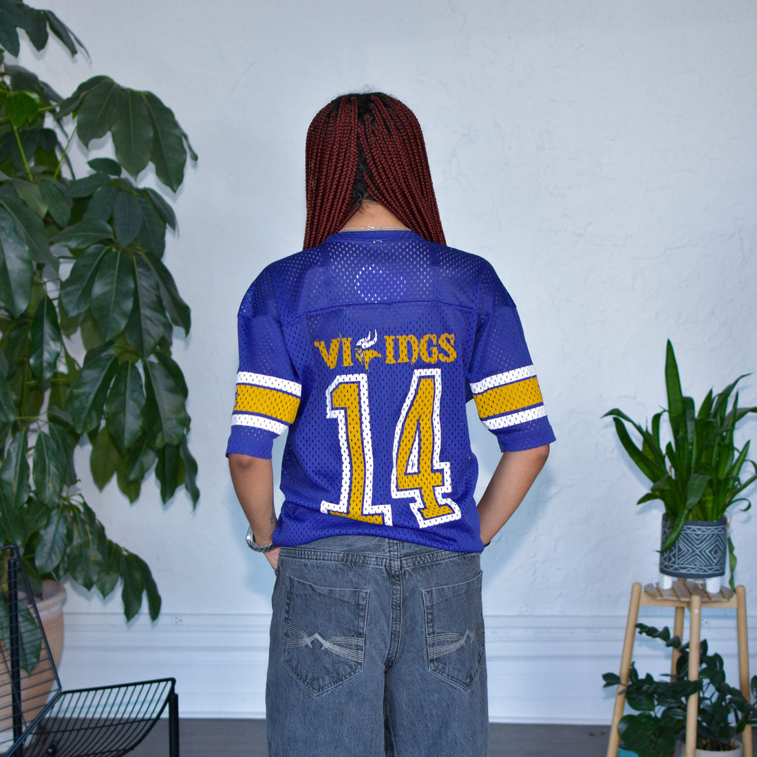 Vintage 80s Minnesota Vikings Femme Jersey