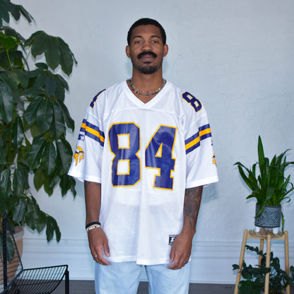 Vintage Randy Moss Minnesota Vikings White Starter Jersey