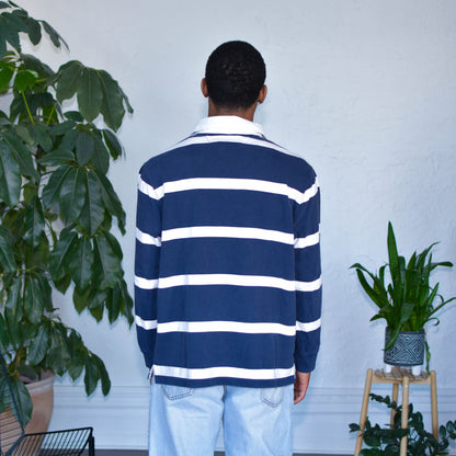 Vintage Polo Ralph Lauren Navy Rugby Shirt