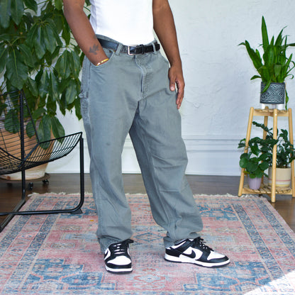 Vintage Carhartt Dark Olive Carpenter Pants