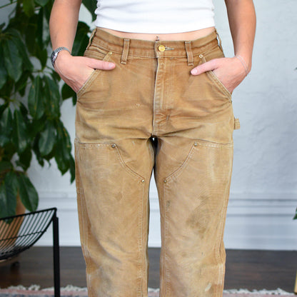 Vintage Distressed Carhartt Brown Double Knee Pants