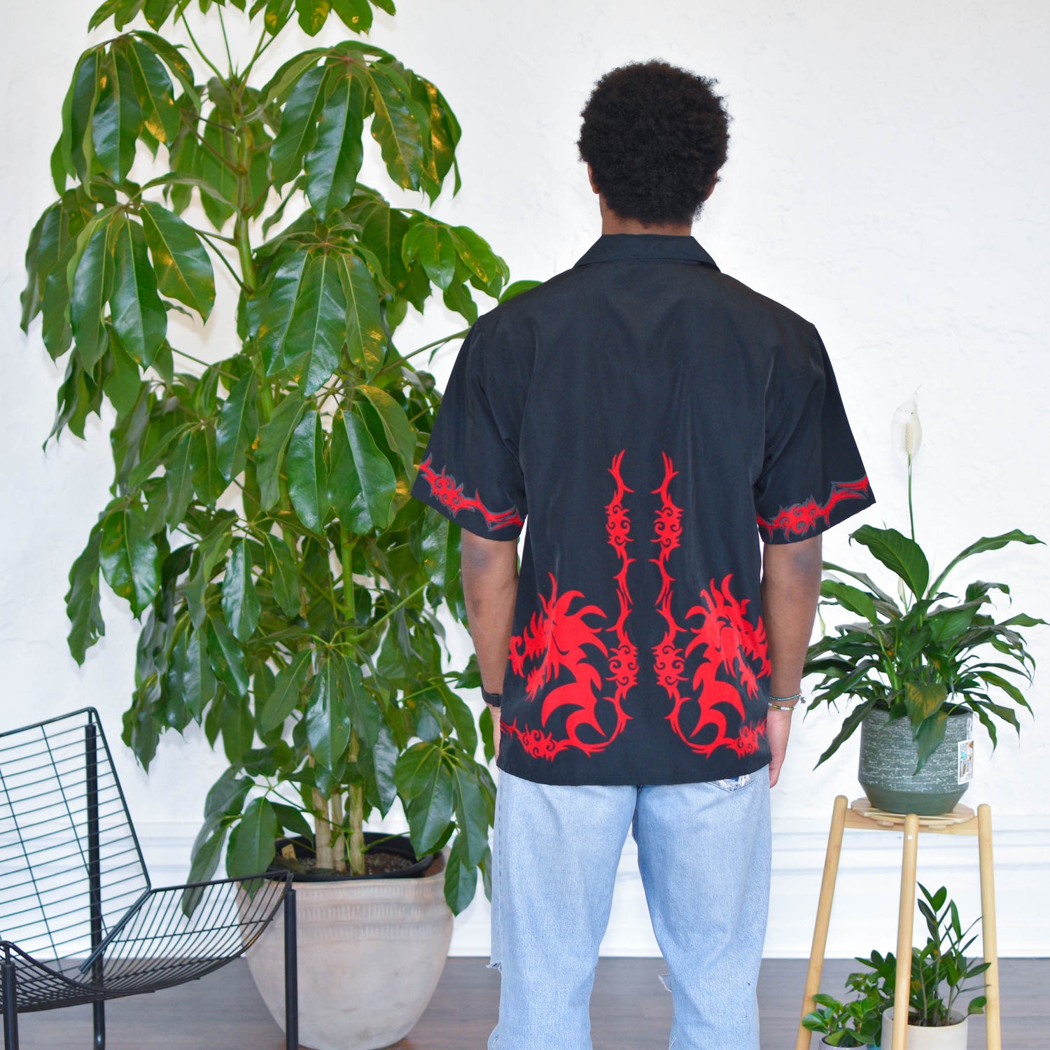 Y2k No Boundaries Button Up