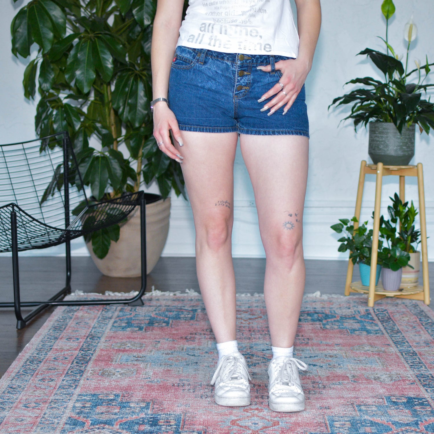 Y2k Mudd Dark Denim Shorts