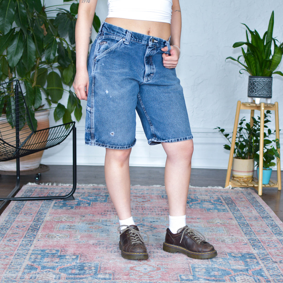 Vintage Lee Jeans Light Wash Jean Shorts
