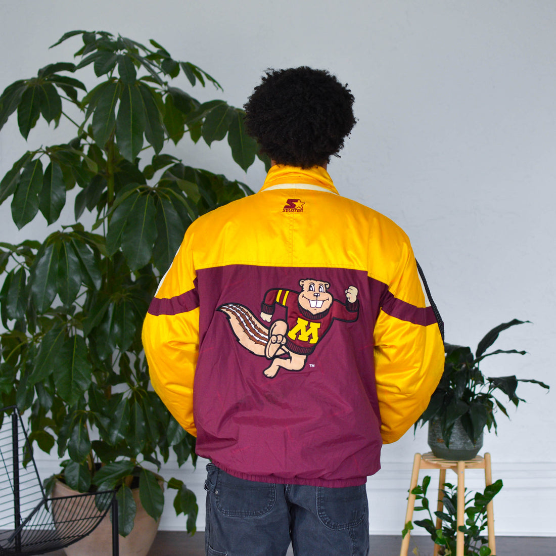 Vintage Minnesota Gophers Starter Puffer Jacket