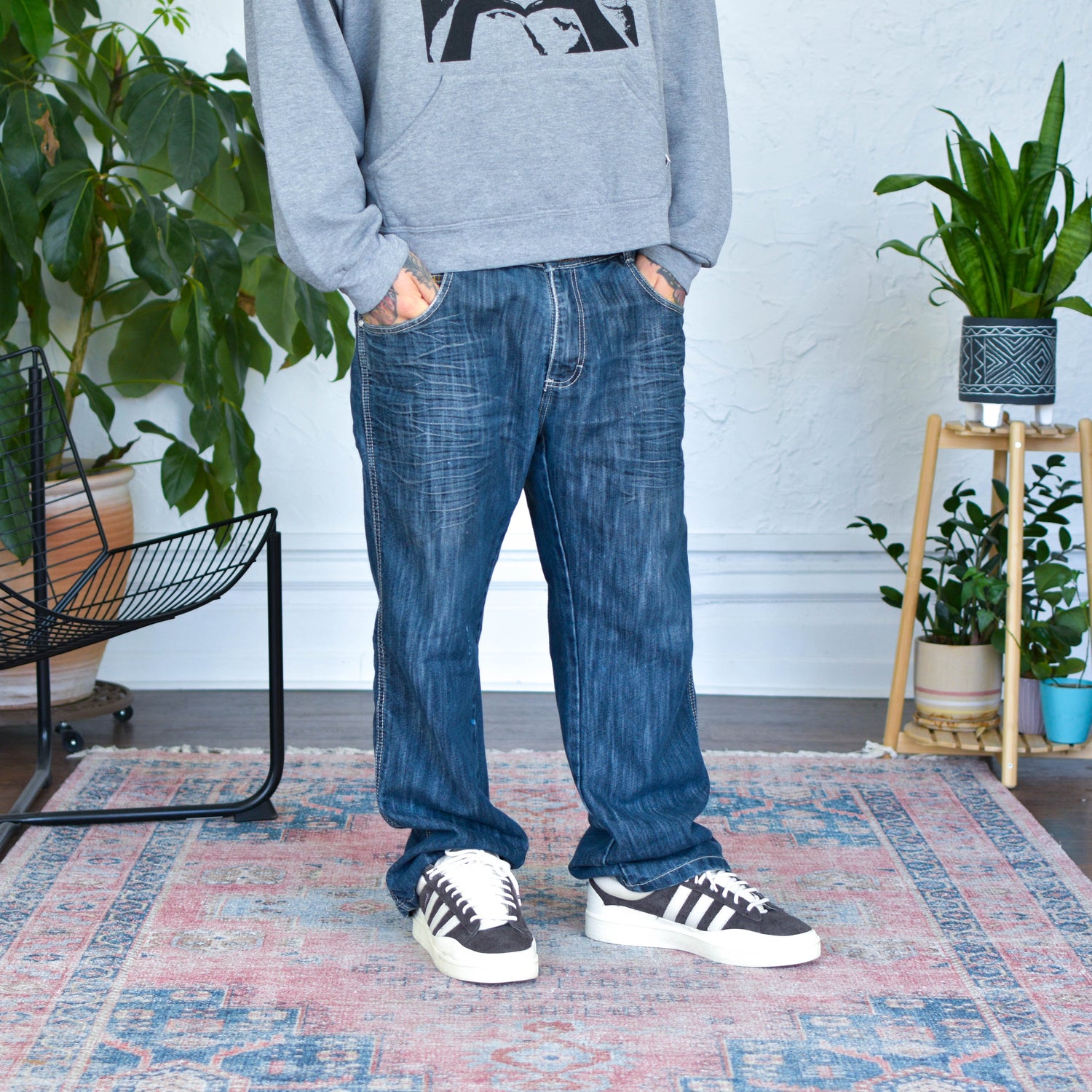 Vintage Y2K Southpole Distress Wash Regular Fit Jeans