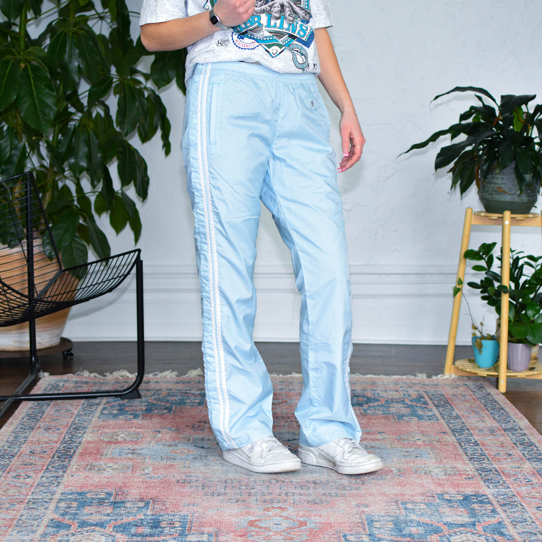 Y2k Polo Jeans Lined Tear Away Track Pants