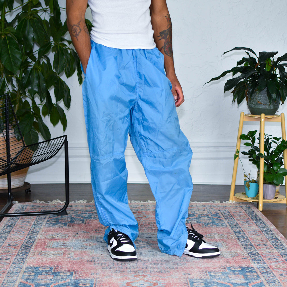 Vintage Nike Blue Track Pants