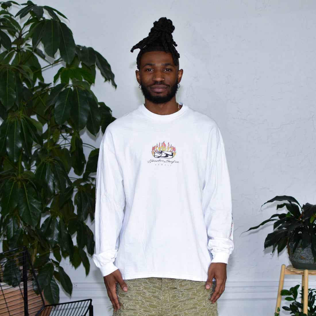 Vintage Honolua Surf Co. Flame Detail Long Sleeve