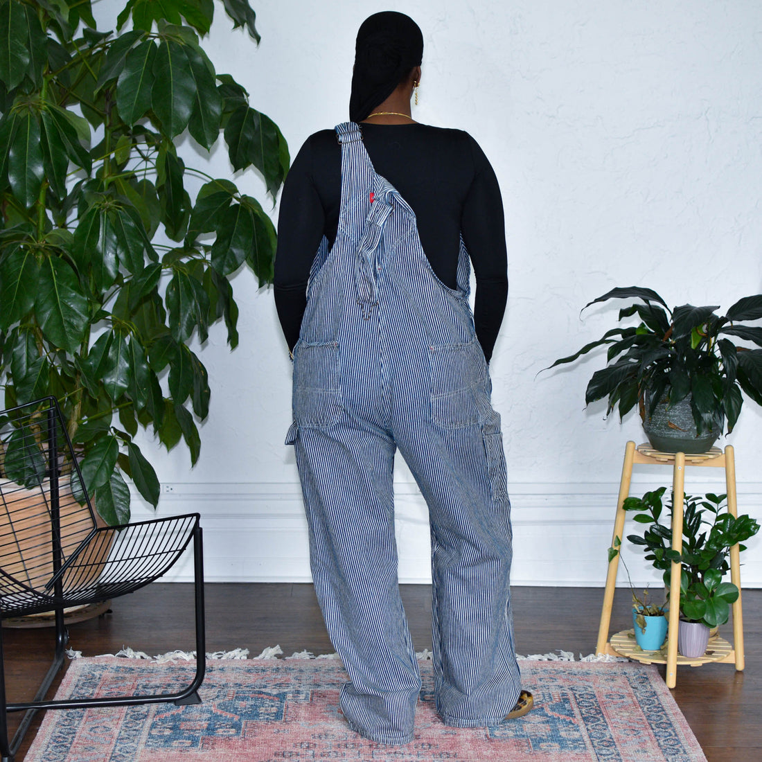 Vintage Dickies Striped Overalls
