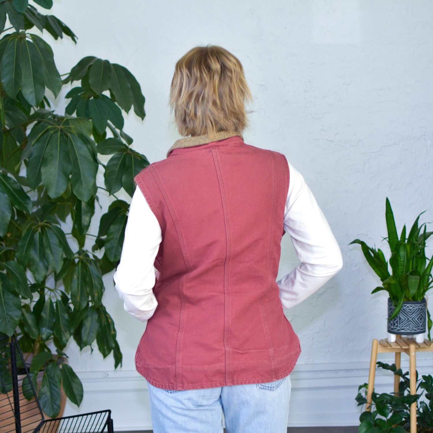 Vintage Carhartt Ruby Sherpa-Lined Vest