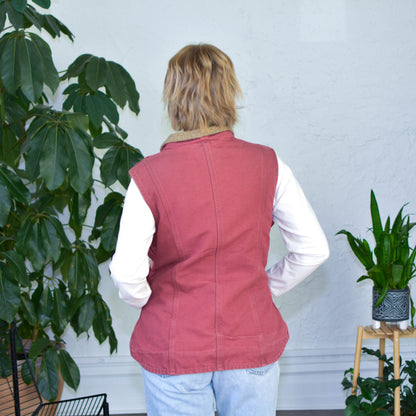 Vintage Carhartt Ruby Sherpa-Lined Vest
