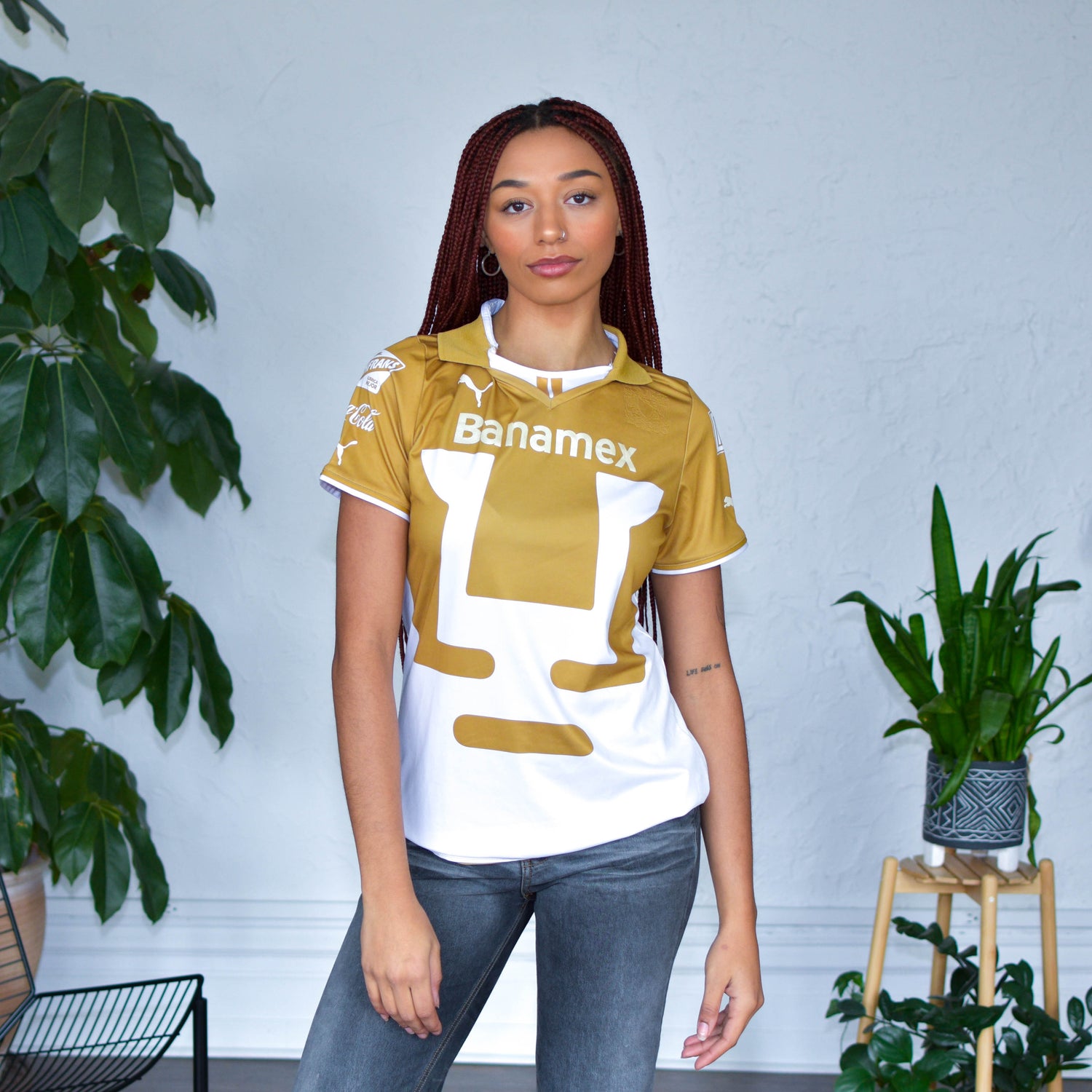 2012-13 Pumas UNAM Puma Femme Home Jersey