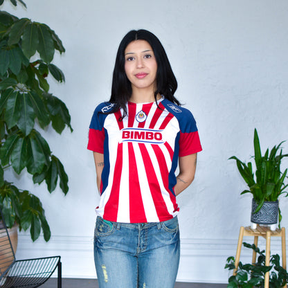 Vintage 2008-09 Chivas de Guadalajara Femme Home Jersey (w/ Signatures)