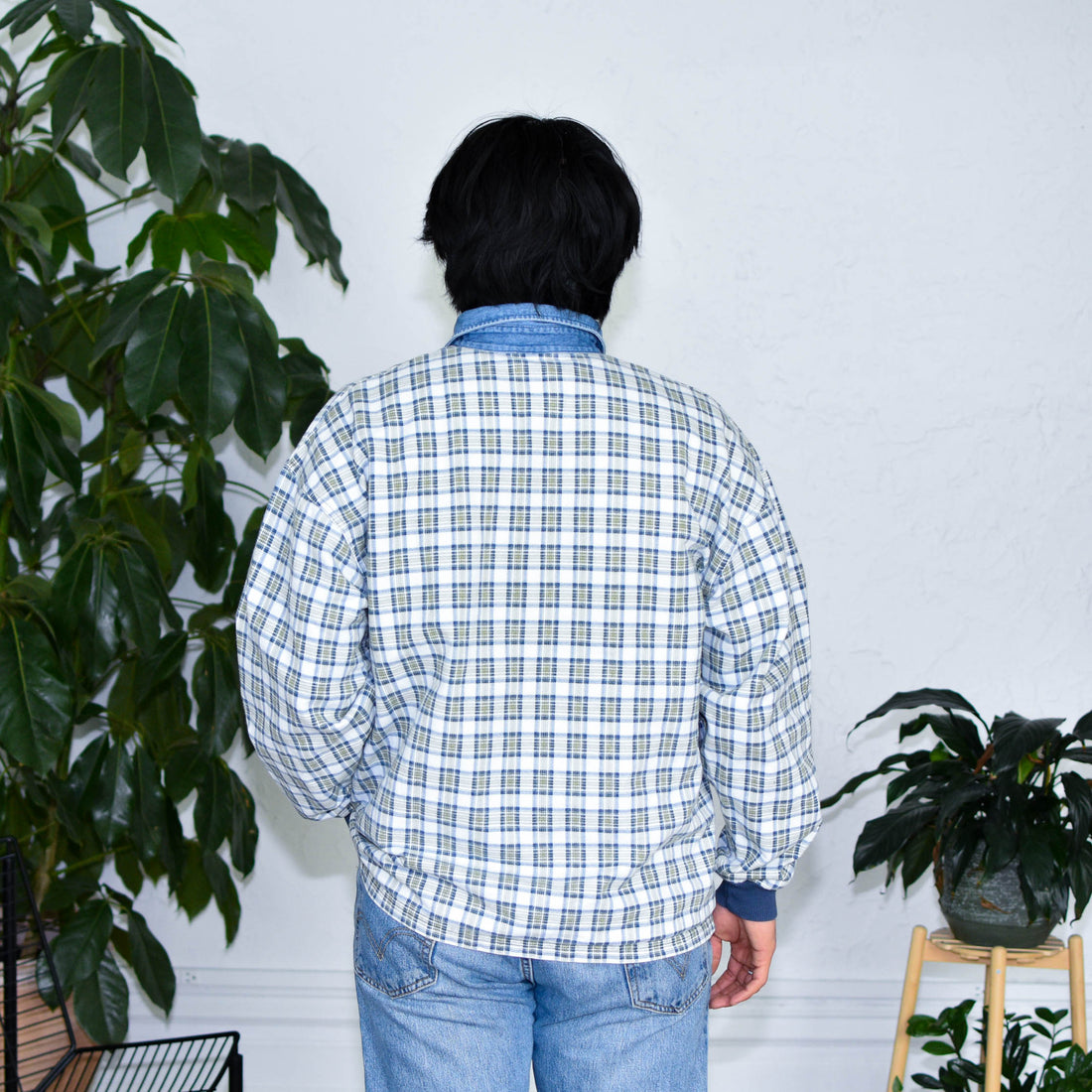 Vintage Plaid Rugby Polo Long Sleeve