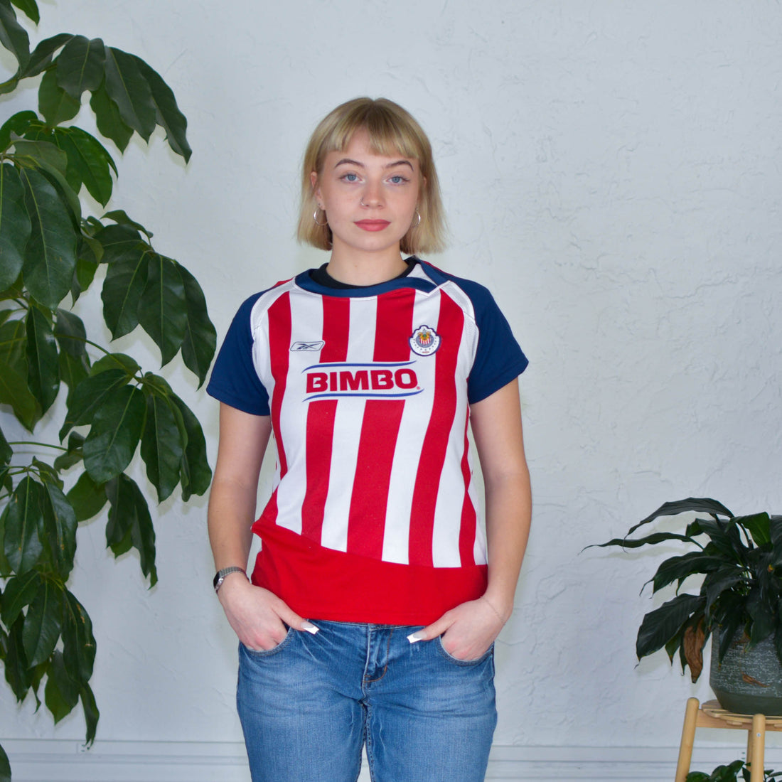 Vintage 2007-08 Chivas de Guadalajara Femme Jersey