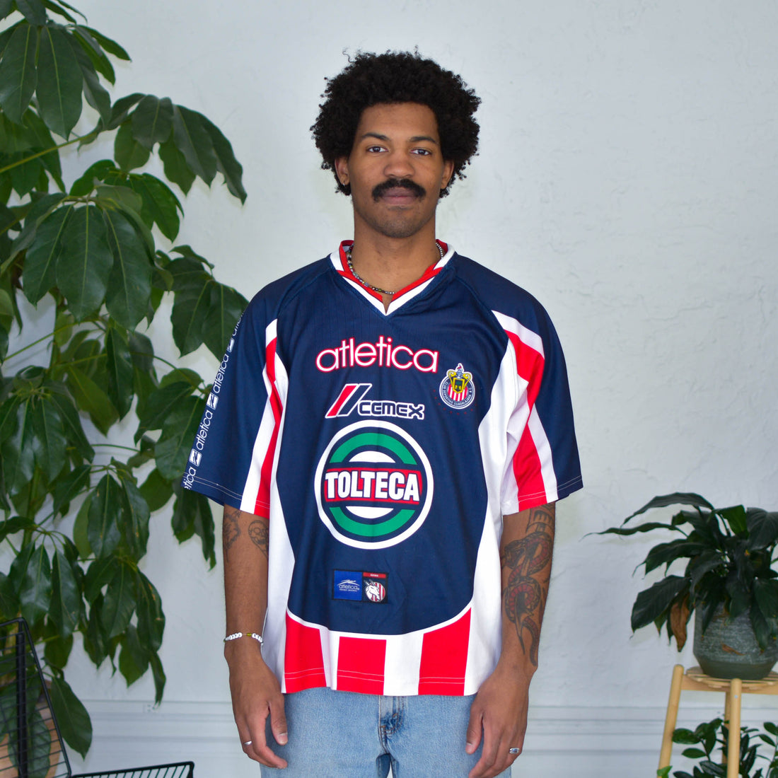 Vintage 2000-01 Chivas De Guadalajara Atletica Practice Jersey