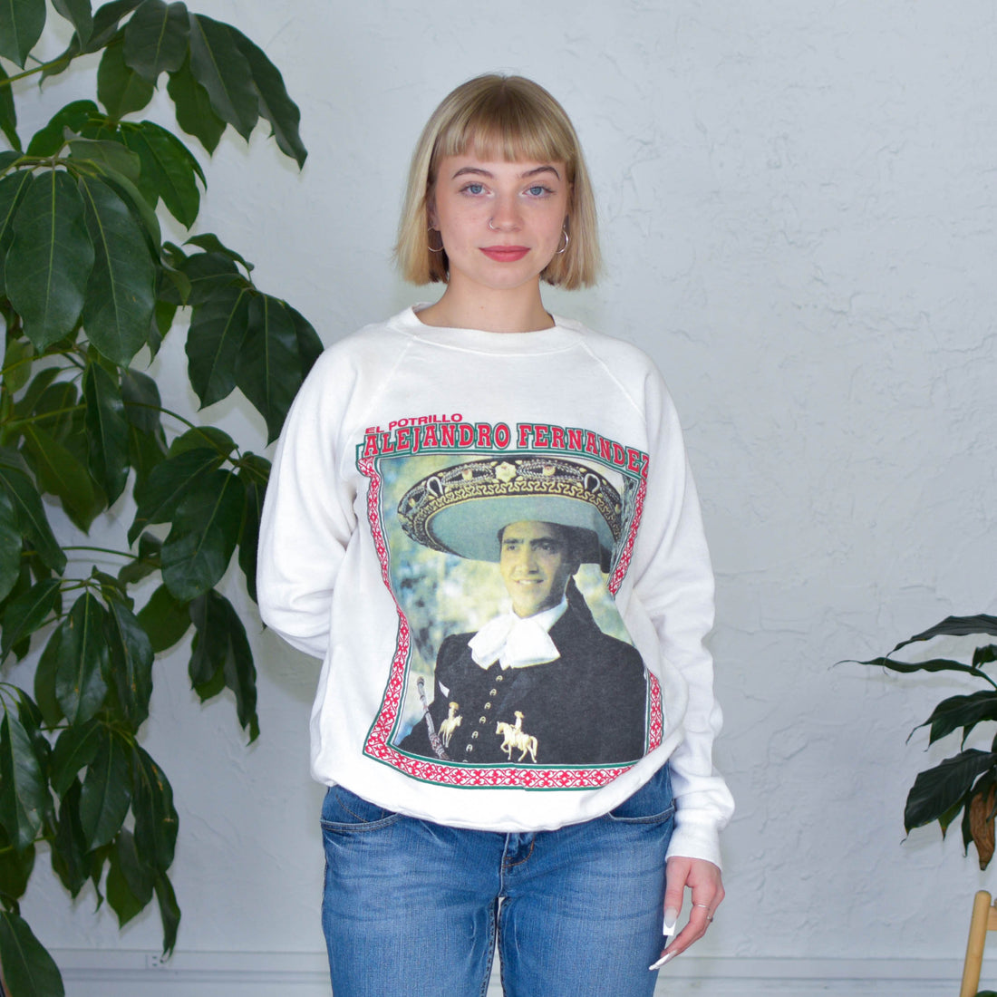 Vintage 90s Alejandro Fernandez &quot;El Potrillo&quot; Graphic Sweatshirt