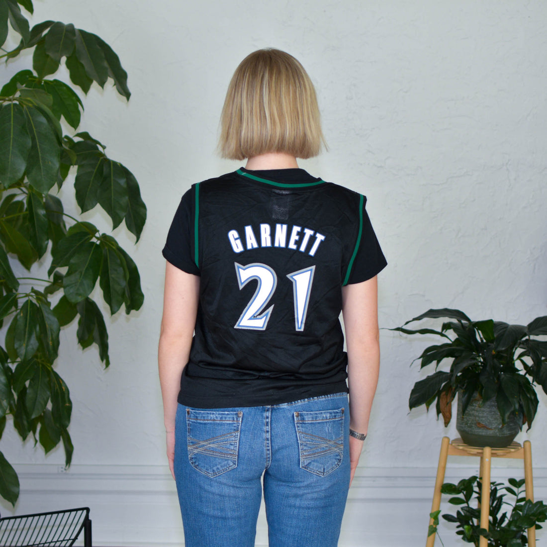 Vintage Minnesota Timberwolves Kevin Garnett Reebok Alternate Jersey