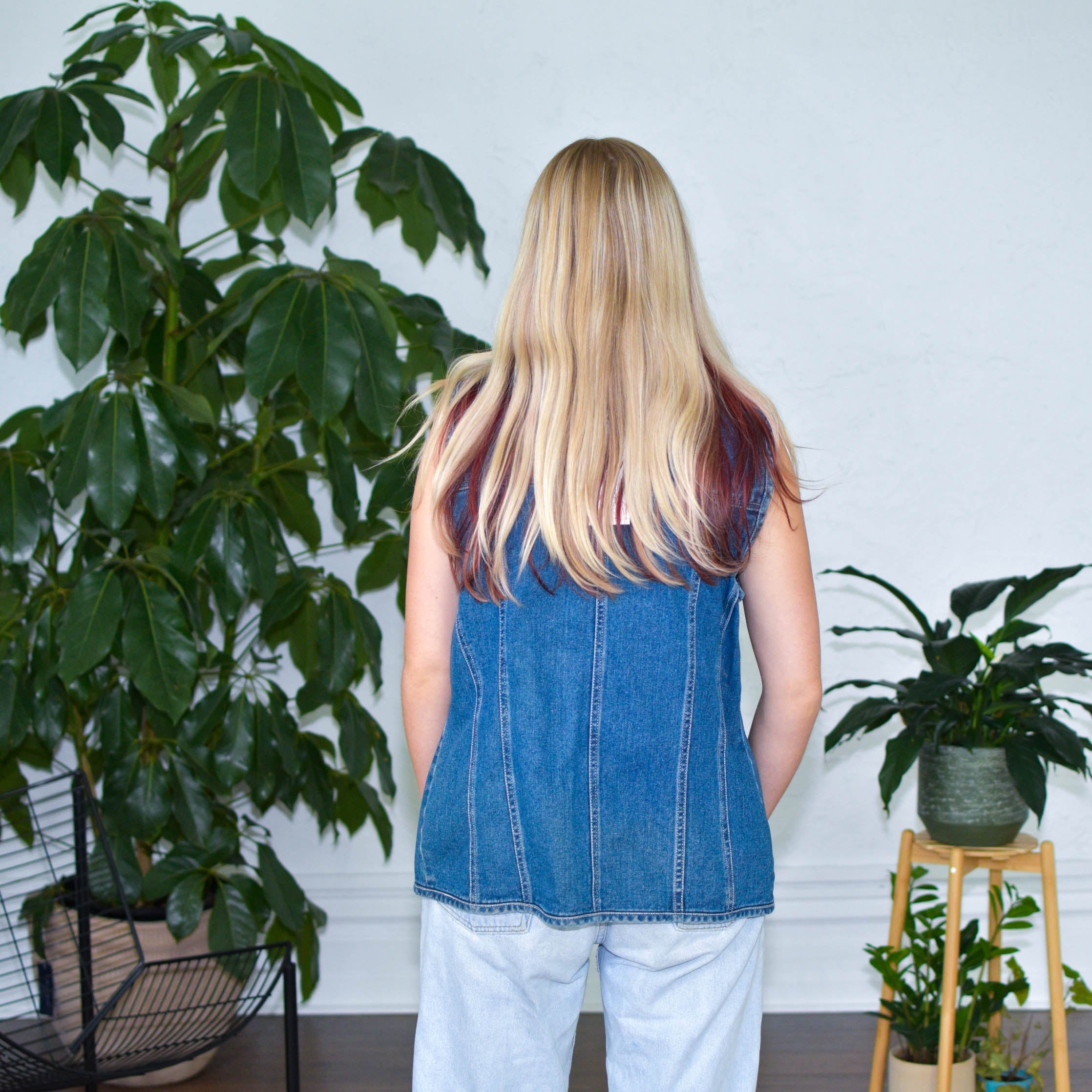 Vintage Deadstock No Boundaries Denim Vest Top