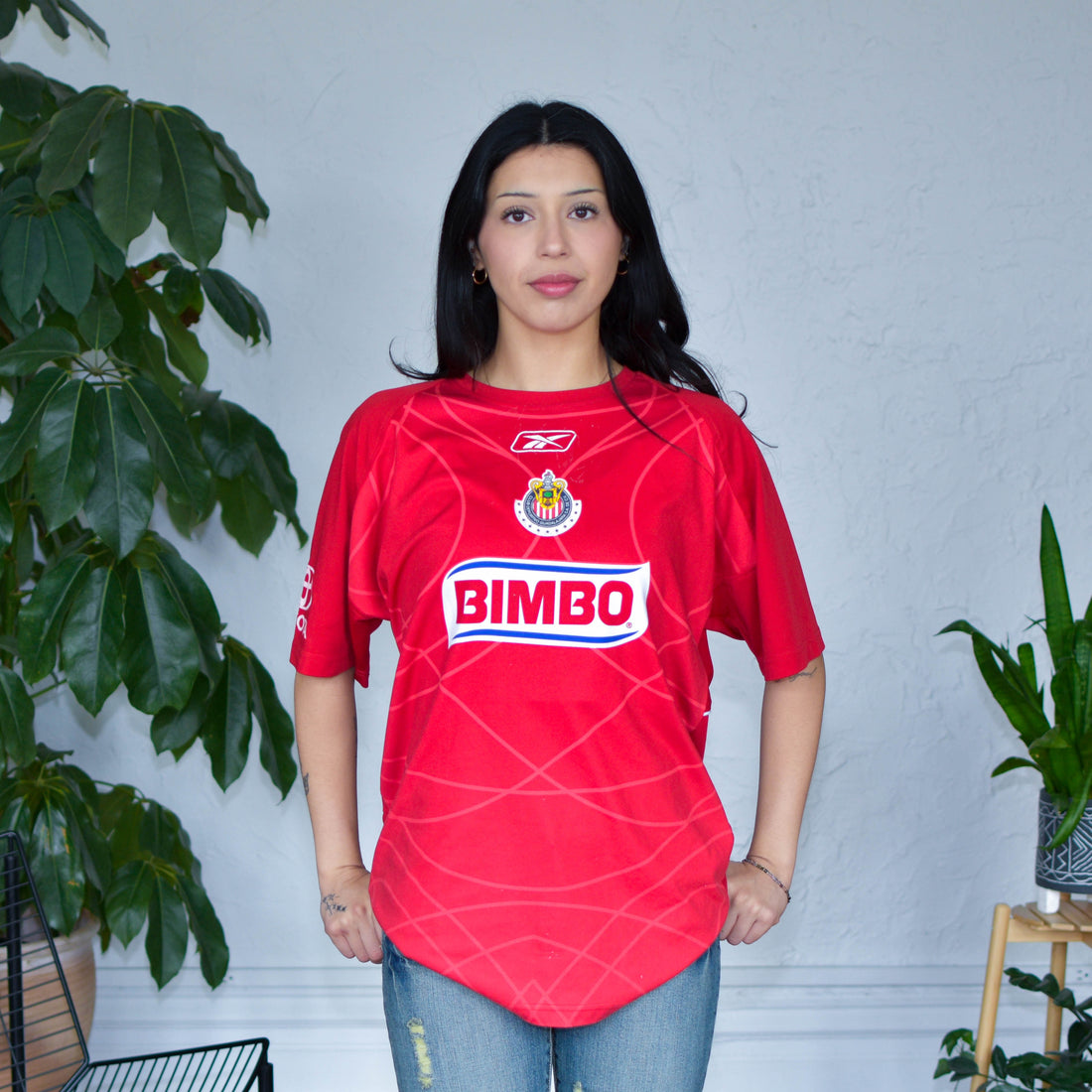 Vintage 2000s Chivas de Guadalajara Reebok Training Jersey